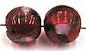 bloemkraal rond ca 8mm rood 5st