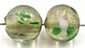 bloemkraal rond ca 8mm lichtgeel/groen 5st