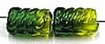 glaskraal 12mm ton geschroefd groen/geel 10st