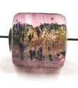silverfoil gespikkeld 10x10mm l.amethyst 5st.