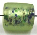 silverfoil gespikkeld 12x9mm groen 5st. UL
