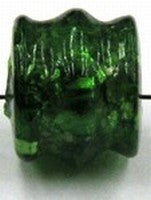 ton silverfoil geribt 10x13mm groen 5st