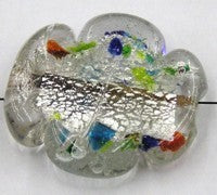 bloemkr.plat silverfoil 32x10mm transp. p.st.