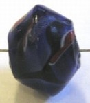 glaskraal 13x18mm blauw millifiory p.st