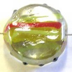 glaskraal plat 18x8mm transp.geel rood blauw p st.
