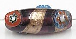 glaskr.27x10mm amethyst goudstr.+ millifiory 5st.