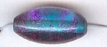 Glaskraal 16x8mm regenboogkleurig 5stuks