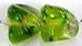 Glaskraal 10mm fantasie transp/grasgroen 10st.