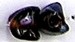 Glaskraal 10mm fantasie transp/d.rood 10st.