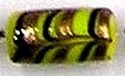 Glaskraal ton 21mm geel/goud p.st