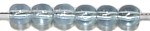 Glaskraal 4mm rond transp. alexandriet100st.