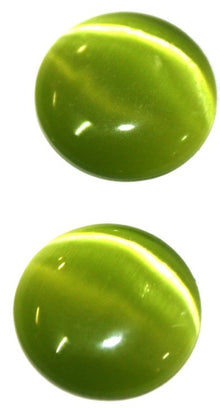 Cabochon katoog 15 rond groen 2st.