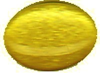 glascabochon18x13mm goudgeel 5 stuks