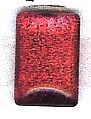 glascabochon 16x11mm bordeaux 5 stuks
