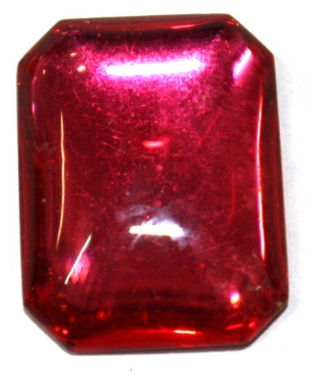 Cabochon rechthoek 18x24 roze 2st