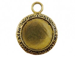 Hanger oud goudkl. voor 20mm steen p.st.