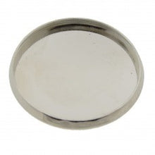 Kastje voor 18mm cabochon zilverkl. 4st.