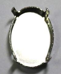 Kastje voor camee 25x18mm ovaal p.st.