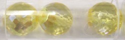 Gutermann facetkogel 14mm licht geel AB 3st