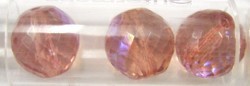Gutermann facetkogel 14mm perzik AB 3st
