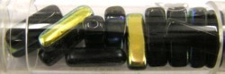 Gutermann cylinderparels15mm zwart AB 15st