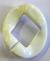 kunststof ring 40mm wit per stuk