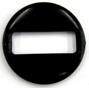 Ronde schakel 48x7mm zwart per stuk