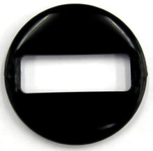Ronde schakel 48x7mm zwart per stuk