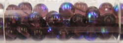 Gutermann regenboogparels 6mm paars ca 40st.