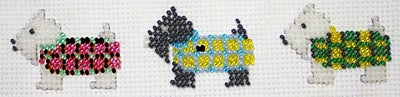Borduurpakket Westland High dogs 4x16cm.
