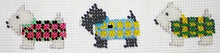 Borduurpakket Westland High dogs 4x16cm.