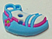 knoop sandaal blauw per stuk