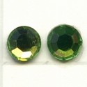 Swarovski plakkristal 4mm peridootgroen AB psst.