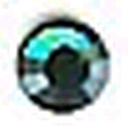 Swarovski hotfplakkristal 5mm smaragdgroen AB p.st