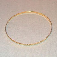 Metalen ring 18cm goudkleurig