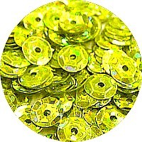 Pailleten cup 6mm geelgoud disco 10 gram