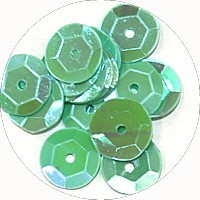 Pailleten cup 10mm  mint 10 gram