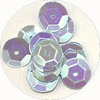 Pailleten cup 10mm  babyblauw 10 gram