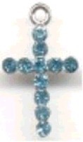 Swarovski kruis 23x13mm metaalkl 6002 p/st
