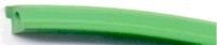 Rijgsnoer kunsstof licht groen 4mm meter