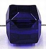 Kubus kristal 12mm donkerblauw AB