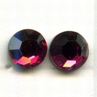 Swarovski plakkristal 7mm fuchsia p.st