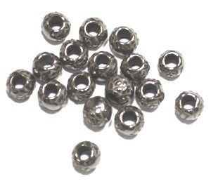metallookkraal 5mm oudzilverkl. 50stuks
