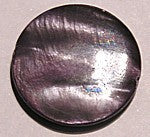Schelpkraal 25mm rond paars p.st