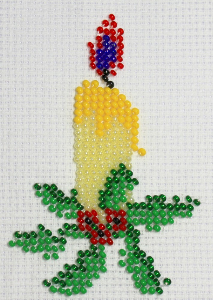 Borduurpakket Kaars 7x10cm