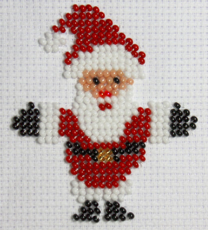 Borduurpakket Kerstman zx8cm