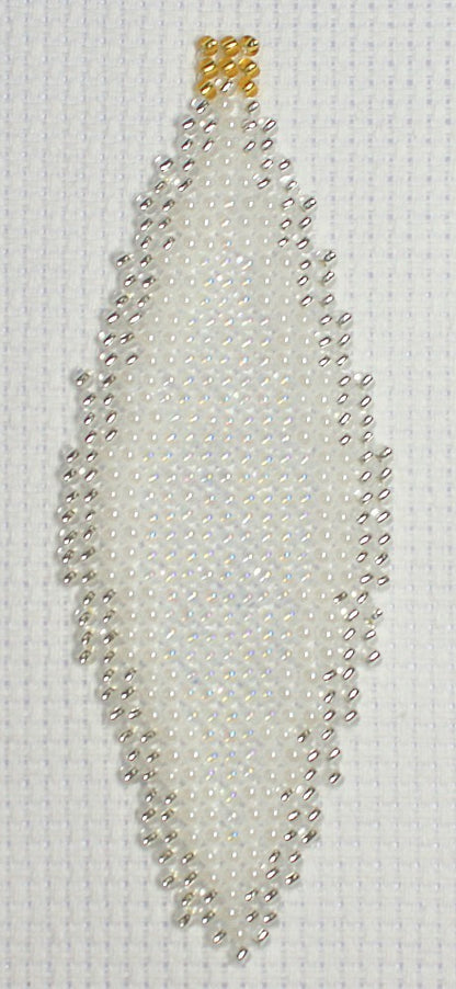 Borduurpakket Kerstbal 5x11cm