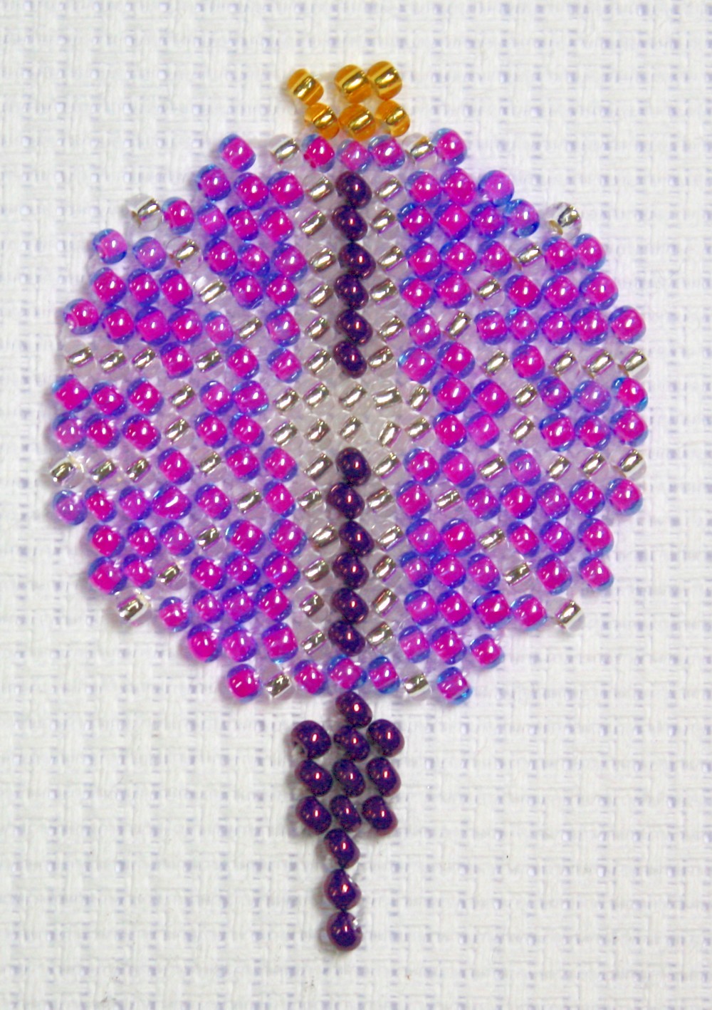Borduurpakket Kerstbal 4x6cm