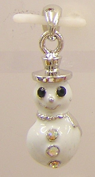 Swarovski bedel sneeuwpop wit