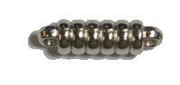 Metallook tussenstuk 19mm 10st.